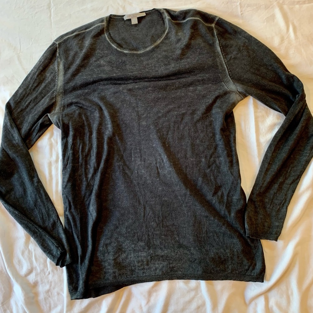 John Varvatos L artisan silk cashmere sweater.